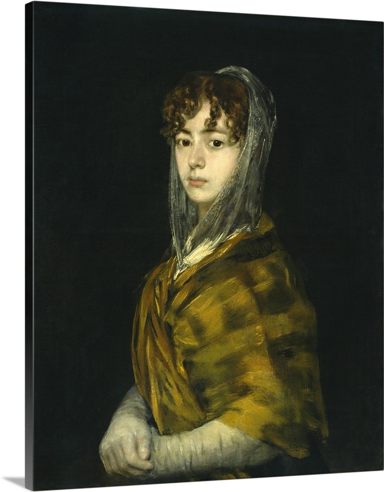Senora Sabasa Garcia, by Francisco de Goya, c. 1806-11, Spanish painting, oil on canvas. Goya encountered Senora Sabasa Ga...