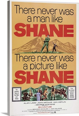 Shane, 1953, Poster