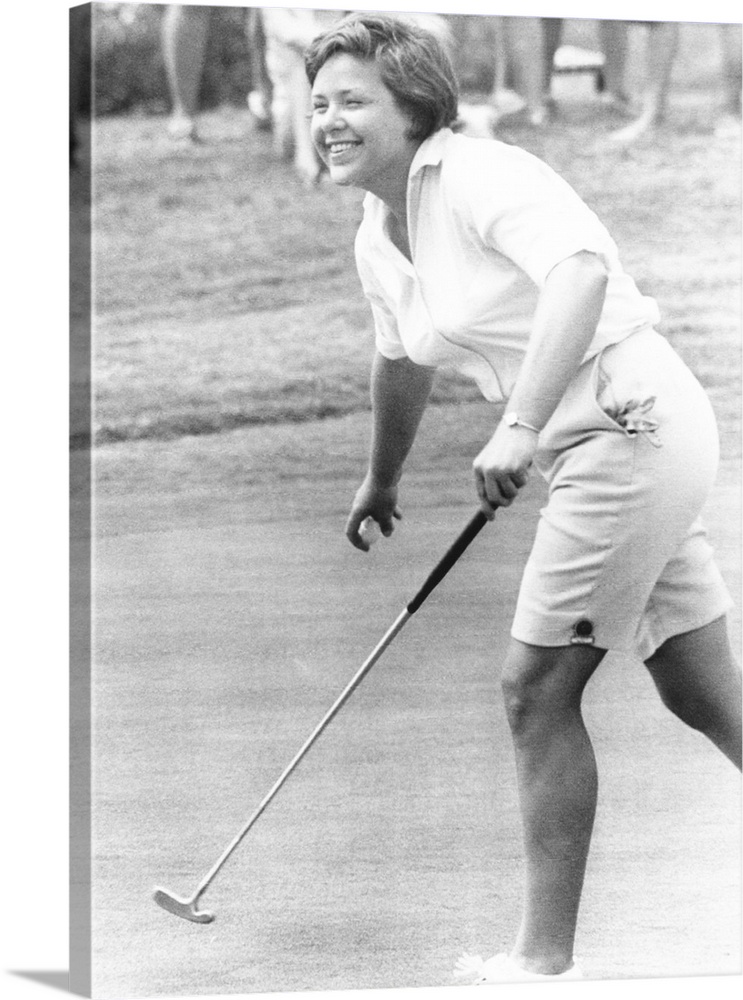 Shelley Lee Hamlin burst onto the golf scene at age 17. Aug. 8, 1966. Her score of a score of 70 won her medalist honors i...