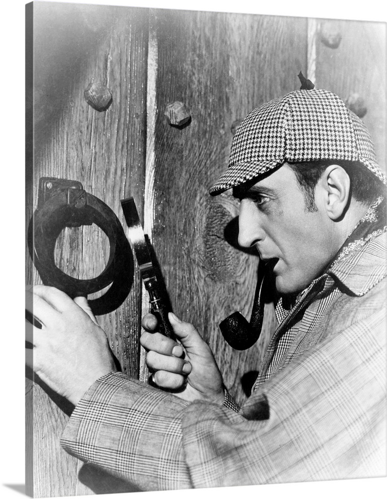 Sherlock Holmes, Basil Rathbone, 1953.