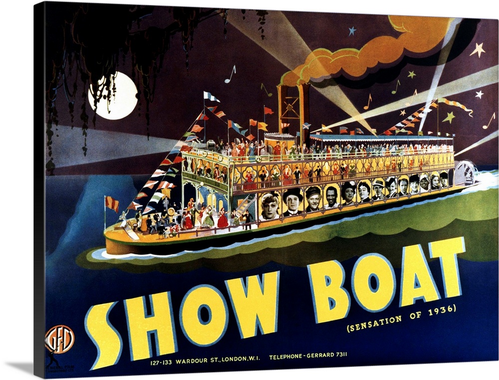 Show Boat - Vintage Movie Poster