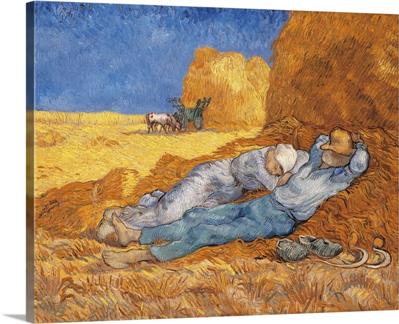 Siesta, by Vincent Van Gogh, ca. 18891890. Musee d'Orsay, Paris, France Wall Art, Canvas Prints Siesta, by Vincent Van Gogh, ca. 18891890. Musee d'Orsay, Paris, France Wall Art, Canvas Prints
