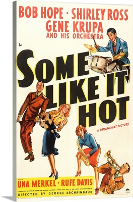 Some Like It Hot - Vintage Movie Poster