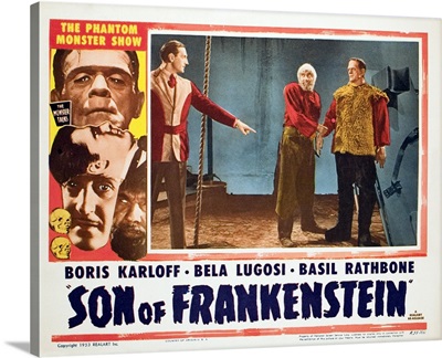 Son Of Frankenstein - Vintage Movie Poster
