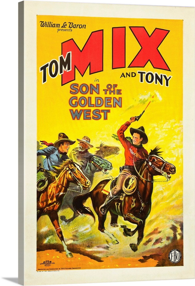 Son Of The Golden West - Vintage Movie Poster
