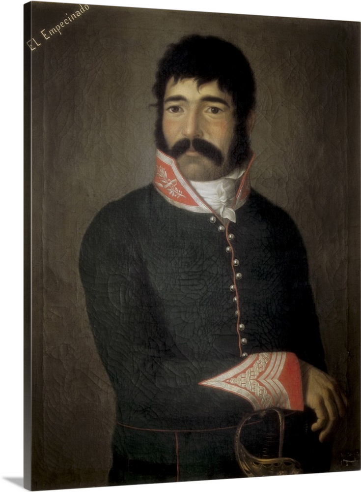 EMPECINADO, Juan Mart..n D..az, called El (1775-1825). Spanish guerrilla fighter. Oil on canvas. SPAIN. Madrid. Army Museu...