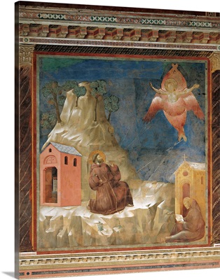 St. Francis Receiving The Stigmata, By Giotto, 1297-1300. Basilica Of San Francesco