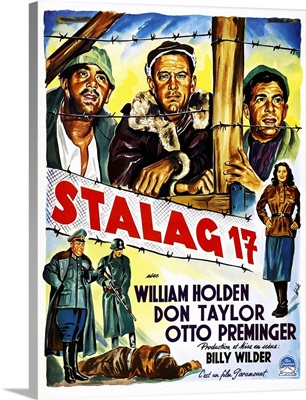 Stalag 17, Belgian Poster Art, 1953