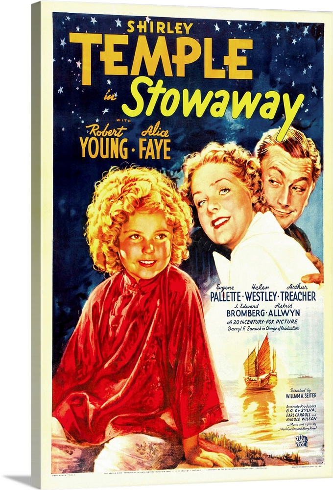 Stowaway - Vintage Movie Poster