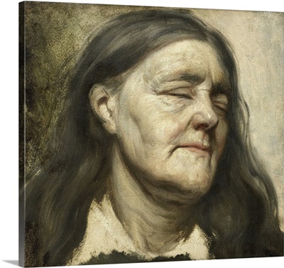 Study of an Old Woman, by Matthijs Maris, c. 1855-58