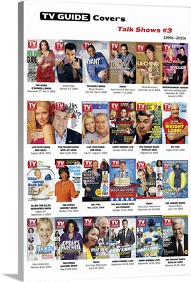 Talk Shows #3 (1990s - 2010s), TV Guide Covers Poster, 2020