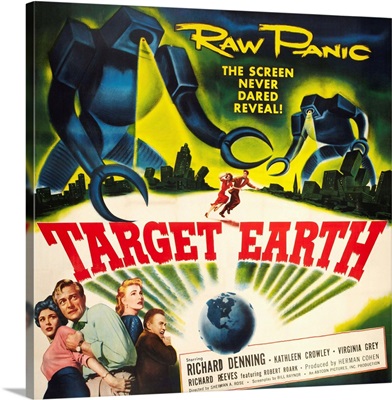 Target Earth - Vintage Movie Poster