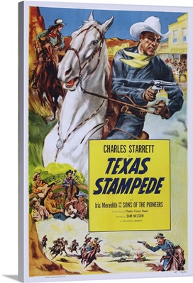 Texas Stampede - Vintage Movie Poster, 1939