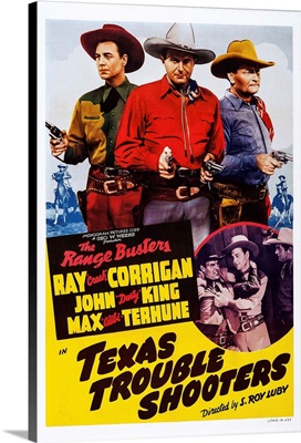 Texas Trouble Shooters - Vintage Movie Poster, 1942