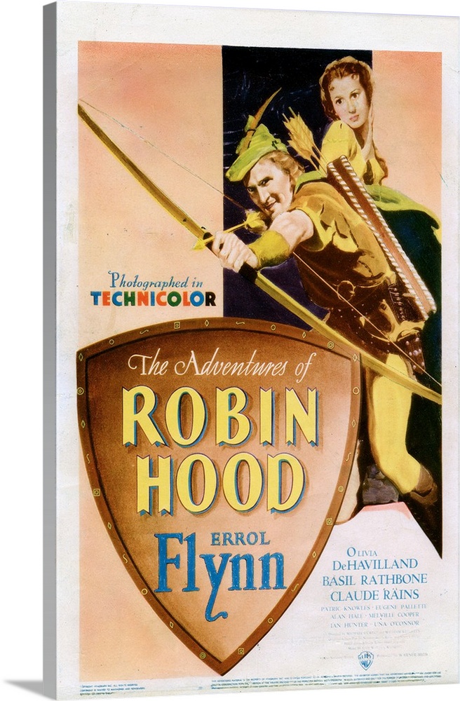 The Adventures Of Robin Hood, 1938 Wall Art, Canvas Prints, Framed ...