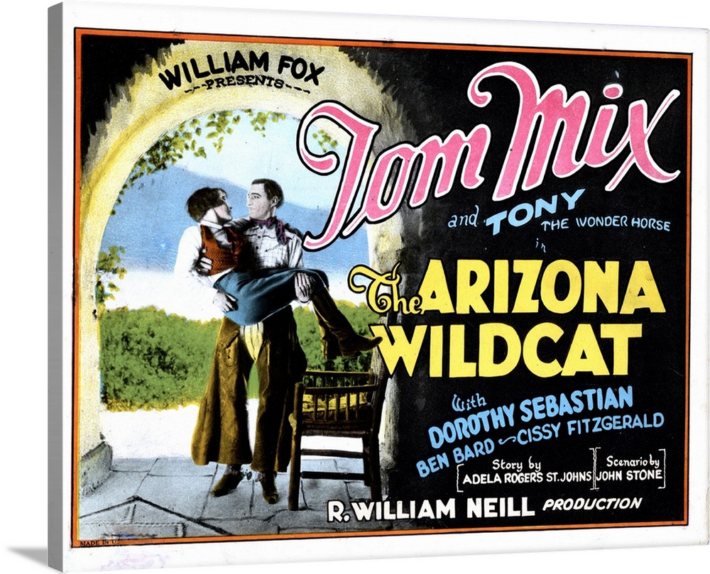 The Arizona Wildcat, From Left, Dorothy Sebastian, Tom Mix, 1927.