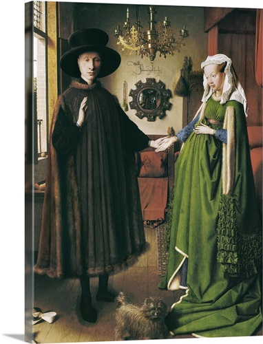 The Arnolfini Portrait by Jan van Eyck Wall Art, Canvas Prints, Framed ...