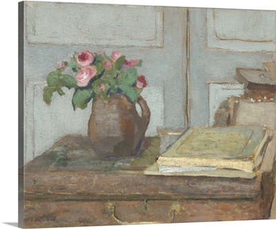 The Artist's Paint Box and Moss Roses, by Edouard Vuillard, 1898