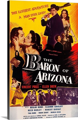 The Baron Of Arizona, US Poster Art, 1950