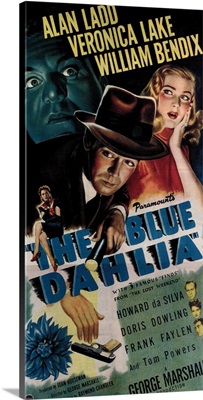 The Blue Dahlia - Vintage Movie Poster