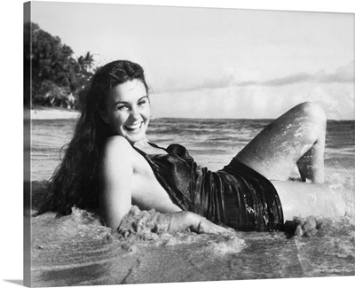 The Blue Lagoon, Jean Simmons - Vintage Publicity Photo, 1949