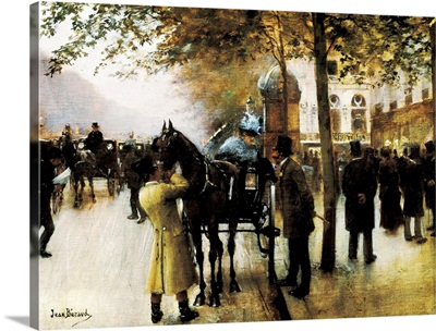 The Boulevards, Evening in Front of the Cafe Napolitain