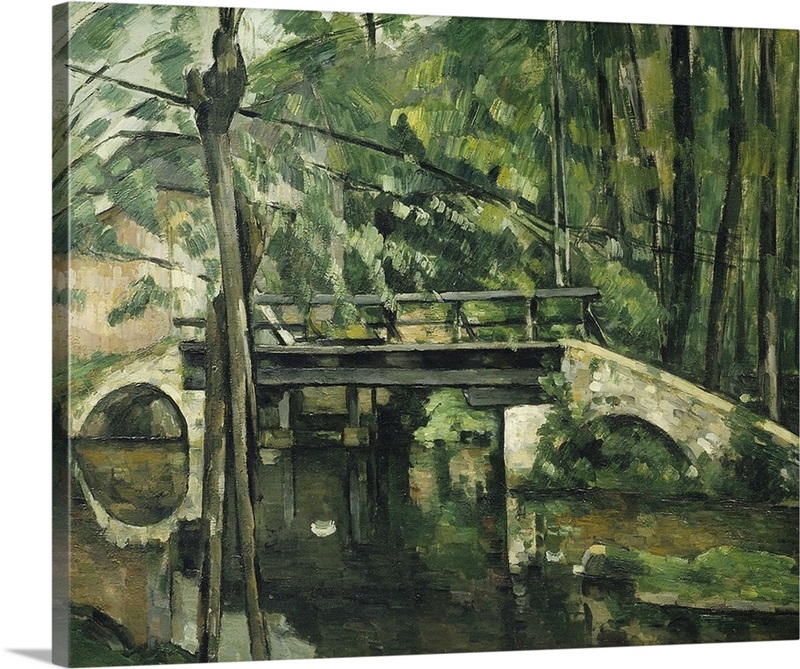 The Bridge of Maincy, 1879, By French painter Paul Cezanne | Great Big ...