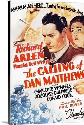 The Calling Of Dan Matthews, US Poster Art, 1935