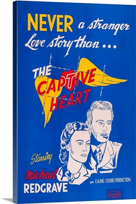 The Captive Heart, British Poster, 1946