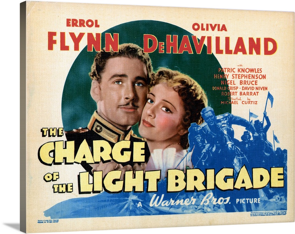 The Charge Of The Light Brigade, From Left, Errol Flynn, Olivia De Havilland, 1936.