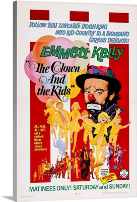 The Clown And The Kids, Emmett Kelly, 1967
