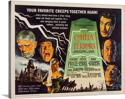 The Comedy Of Terrors, US Poster Art, 1963