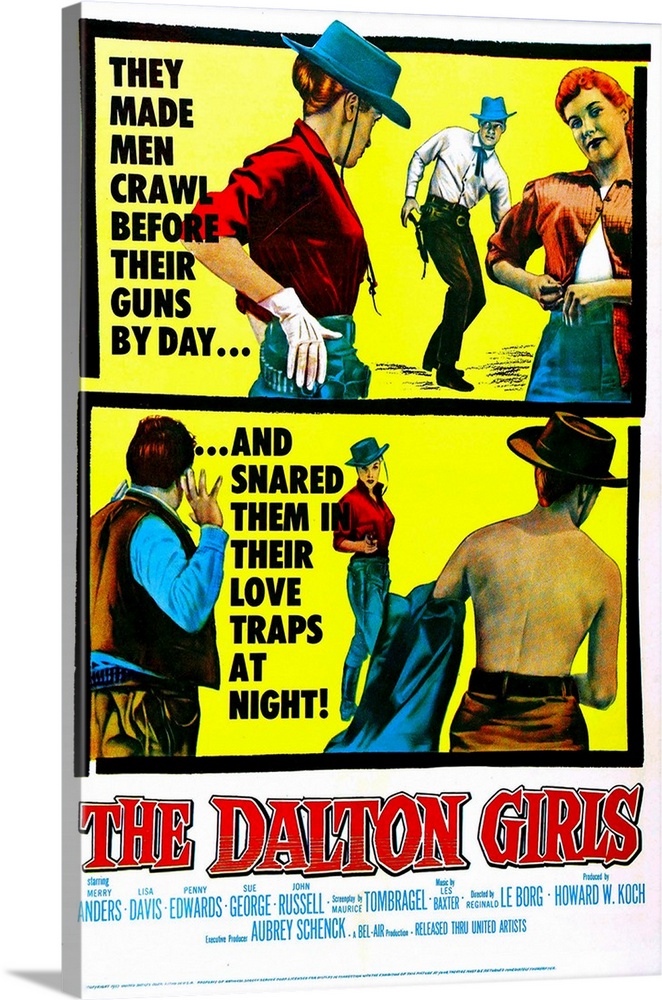 THE DALTON GIRLS, US poster, 1957