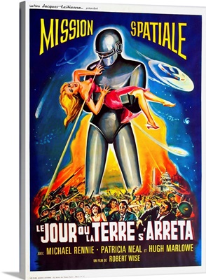 The Day The Earth Stood Still, French Poster Art, 1951