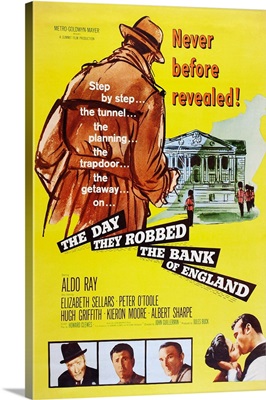 The Day They Robbed The Bank Of England, US Poster Art, 1960