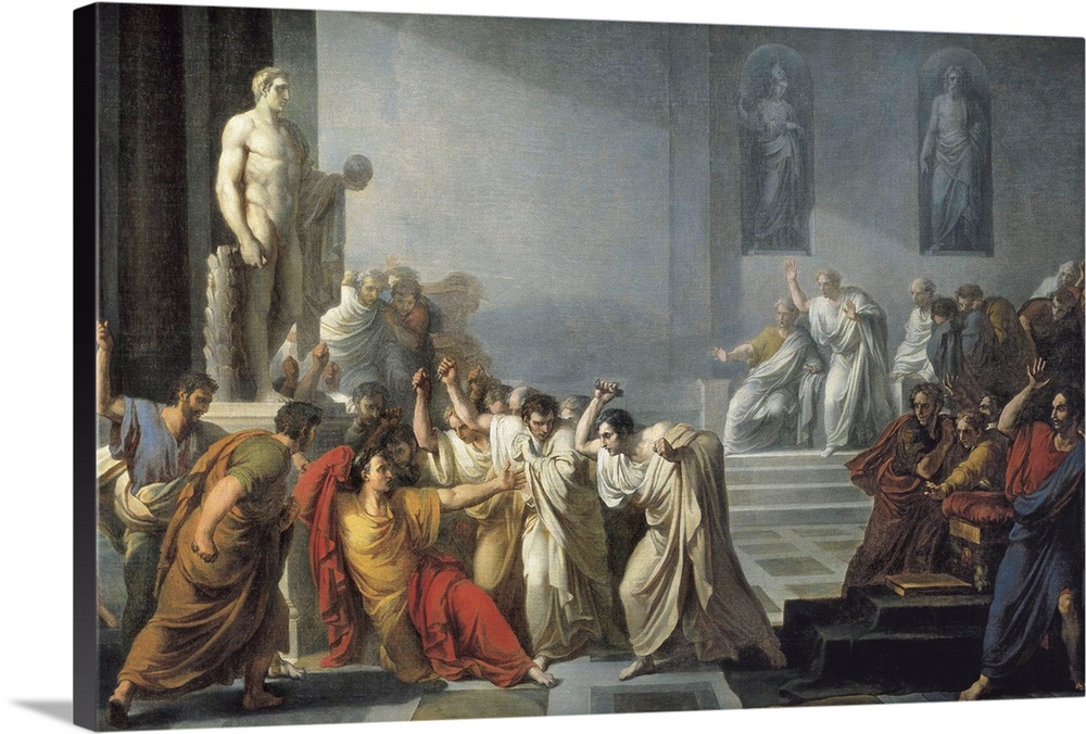 The Death of Julius Caesar by Vincenzo Camuccini