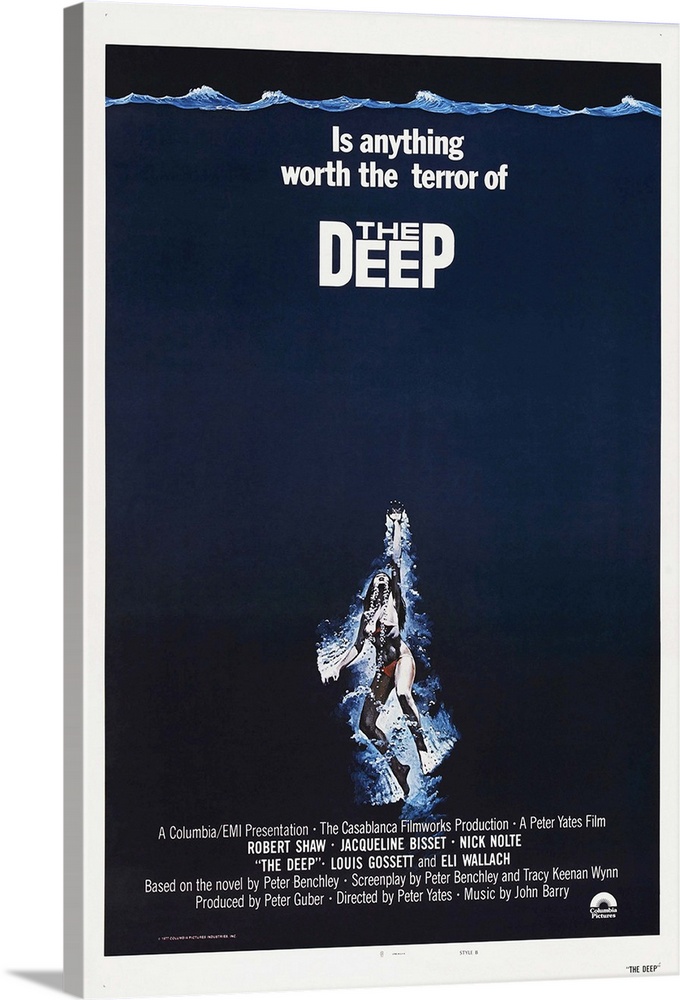 The Deep - Vintage Movie Poster