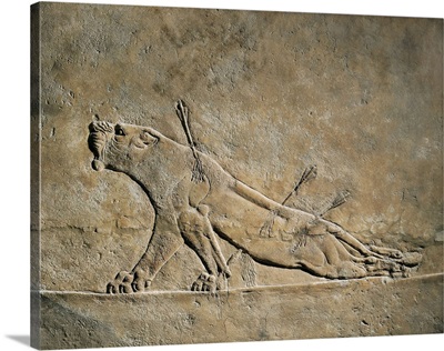 The Dying Lion, Assyrian art