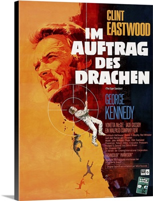 The Eiger Sanction, German Poster Art, 1975