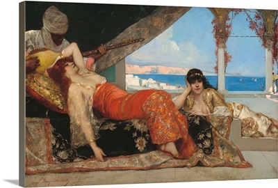 The Favorite of the Emir, by Jean Joseph Benjamin Constant, French painting
