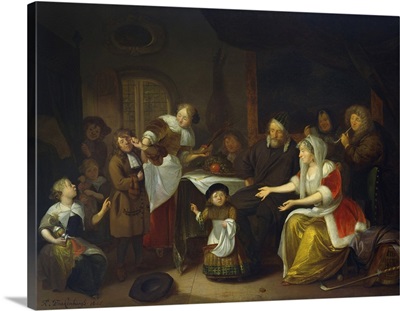 The Feast of St. Nicholas, by Richard Brakenburg, 1685