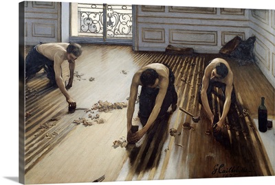 The Floor Planers, 1875, By Gustave Caillebotte, French, oil on canvas
