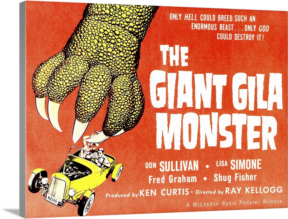 The Giant Gila Monster - Vintage Movie Poster