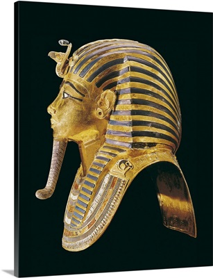 The gold mask. ca. 1340 BC. Egyptian