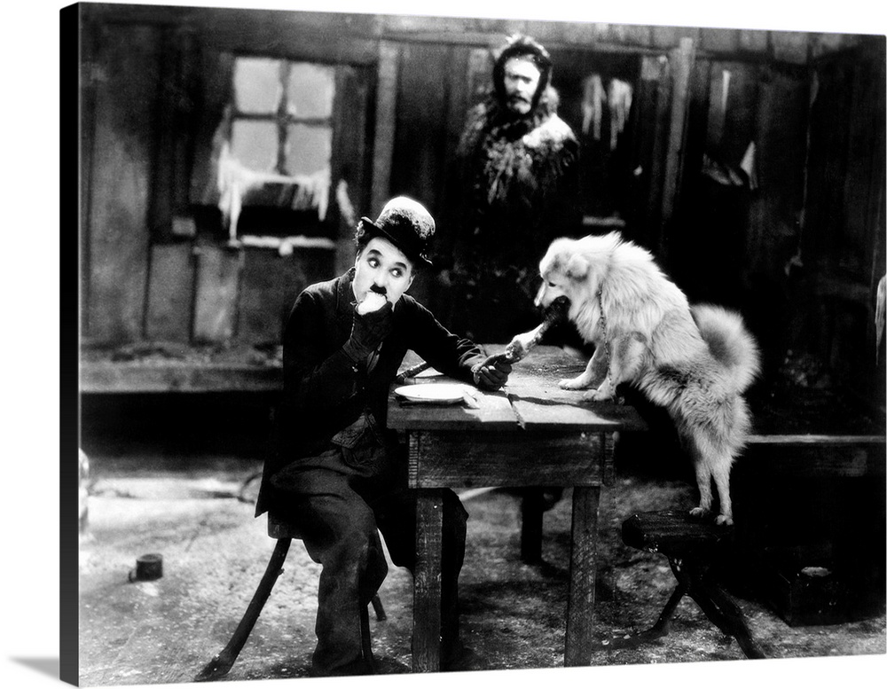 THE GOLD RUSH, Charlie Chaplin, Tom Murray, 1925.