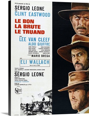 The Good, The Bad And The Ugly, French Poster Art, 1966