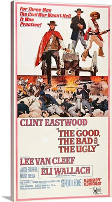 The Good, The Bad, and The Ugly - Vintage Movie Poster