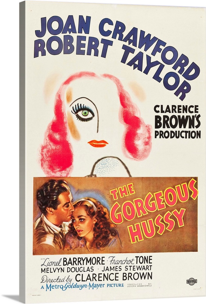 The Gorgeous Hussy - Vintage Movie Poster