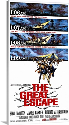 The Great Escape, Bottom From Left: Steve Mcqueen, James Garner, 1963