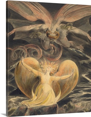 The Great Red Dragon and the Woman Clothed with the Sun, by William Blake, 1805